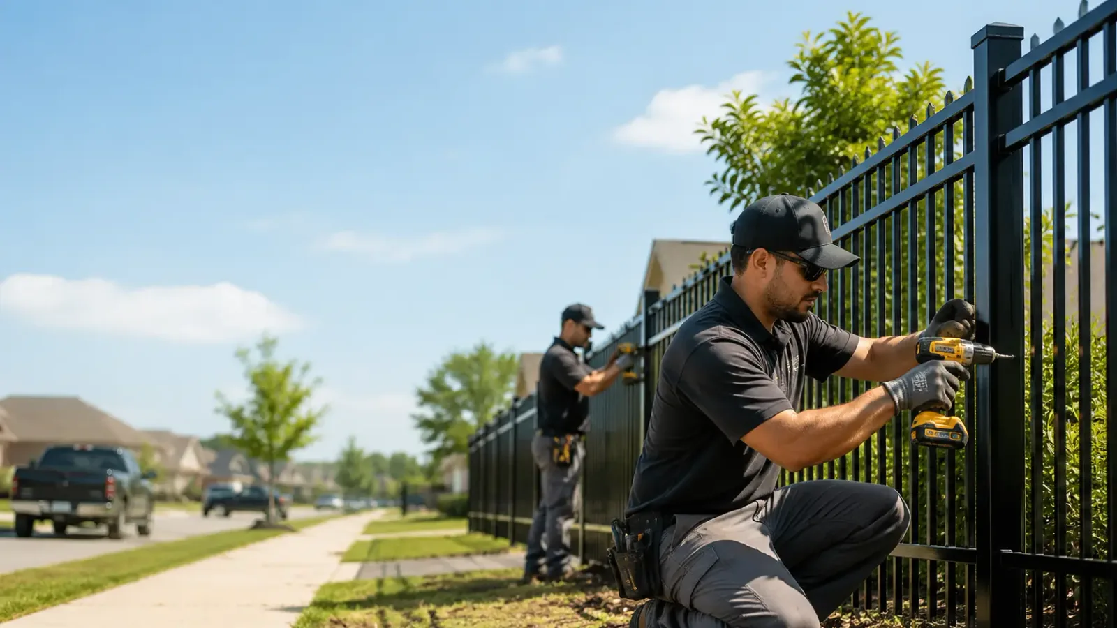 Metal Fence Installation in Auburn, KY